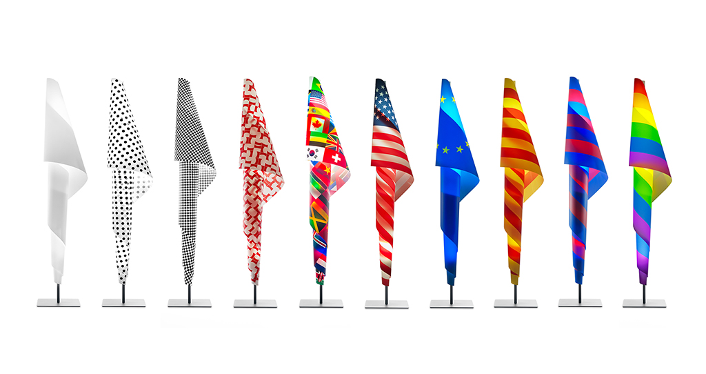 Alta Costura Flags. Diseño de Ramón Úbeda 