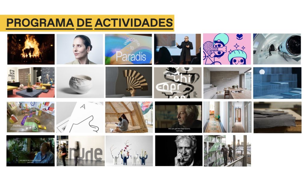 programa de actividades de la València Capital mundial del Diseño