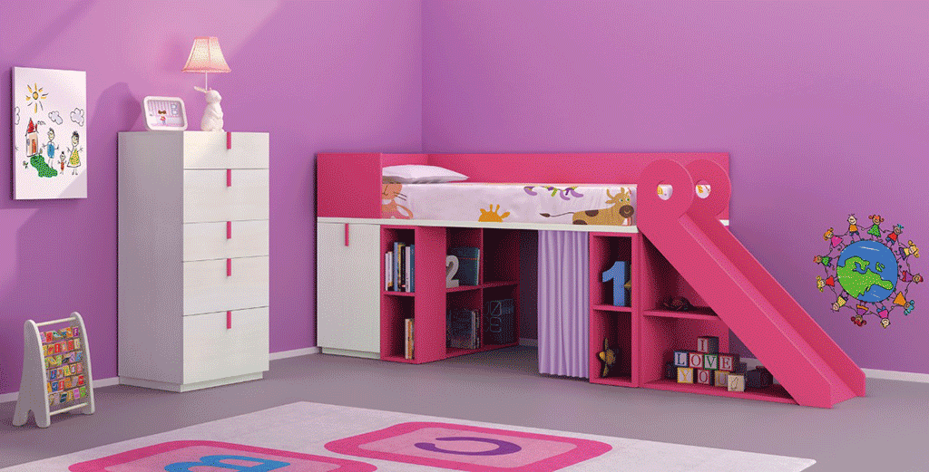 cama con almacenaje para niños de Coco Mobiliario