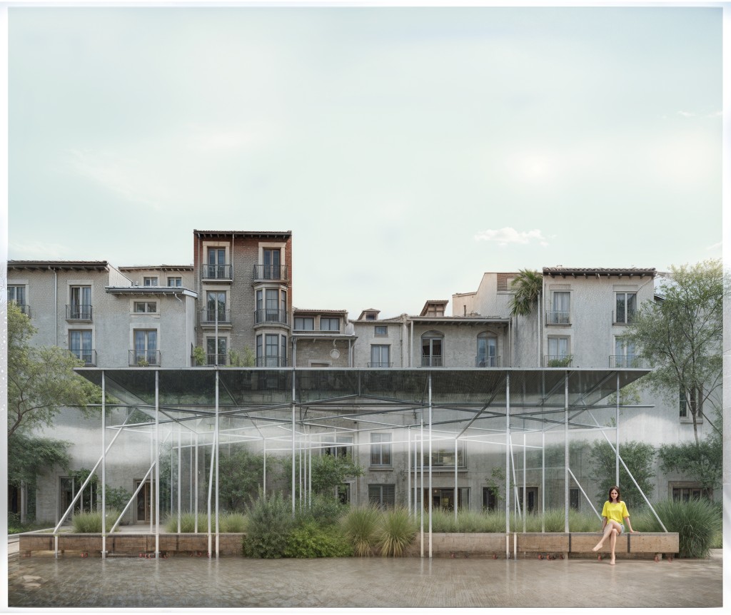 instalación urbana bioclimática