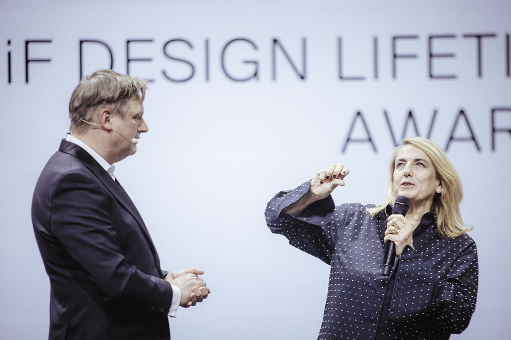 Patricia Urquiola durante los iF Design Awards 2026.